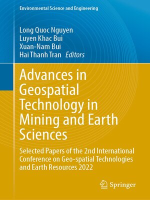 cover image of Advances in Geospatial Technology in Mining and Earth Sciences